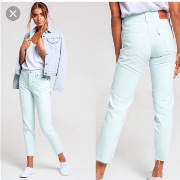 Levi's Denim - Anthro Levi’s Wedgie Fit Raw Hem High Rise Jeans